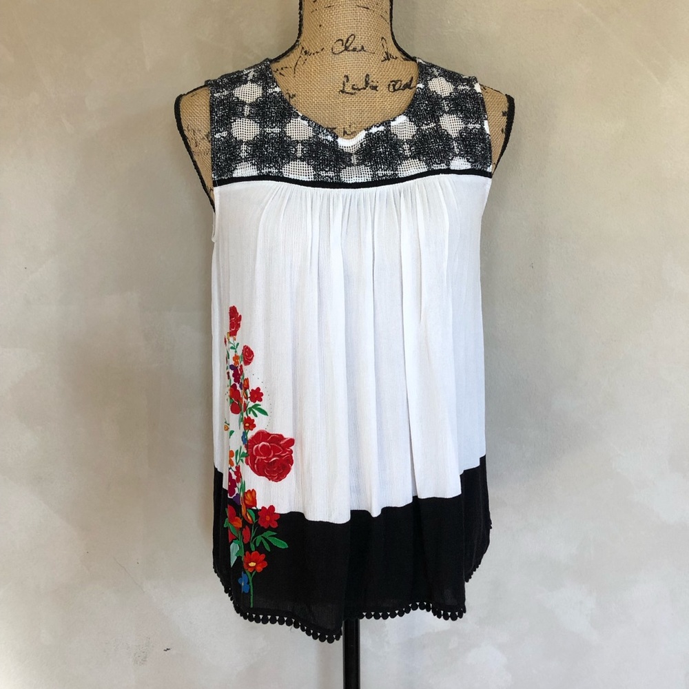 Desigual floral tank top